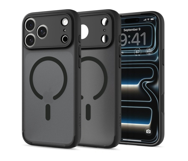 Spigen Ultra Hybrid MagSafe do iPhone 18 Pro/17 Pro (frost black) - 1586400 - zdjęcie